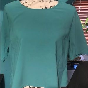 New without tags Harper Teal Color split back top